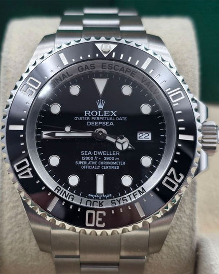 2016 Rolex Sea-Dweller Deepsea 44MM Black Dial Oyster Bracelet (116660)