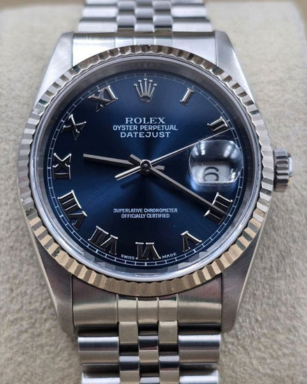 2000 Rolex Datejust 36MM Blue Dial Jubilee Bracelet (16234)