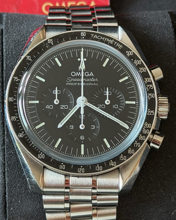 2021 Omega Speedmaster Professional Moonwatch 42MM Black Dial Steel Bracelet (310.30.42.50.01.002)