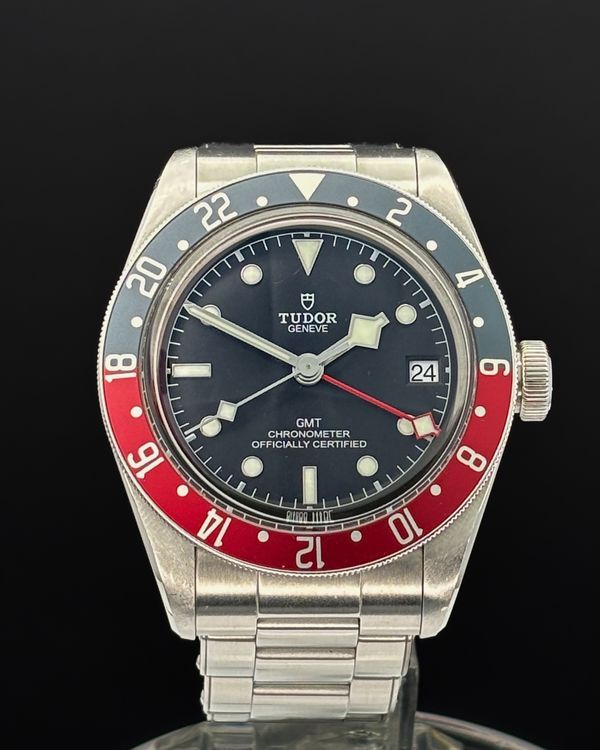 No Reserve - 2018 Tudor Black Bay GMT "Pepsi" 41MM Black Dial Steel Bracelet (79830RB)