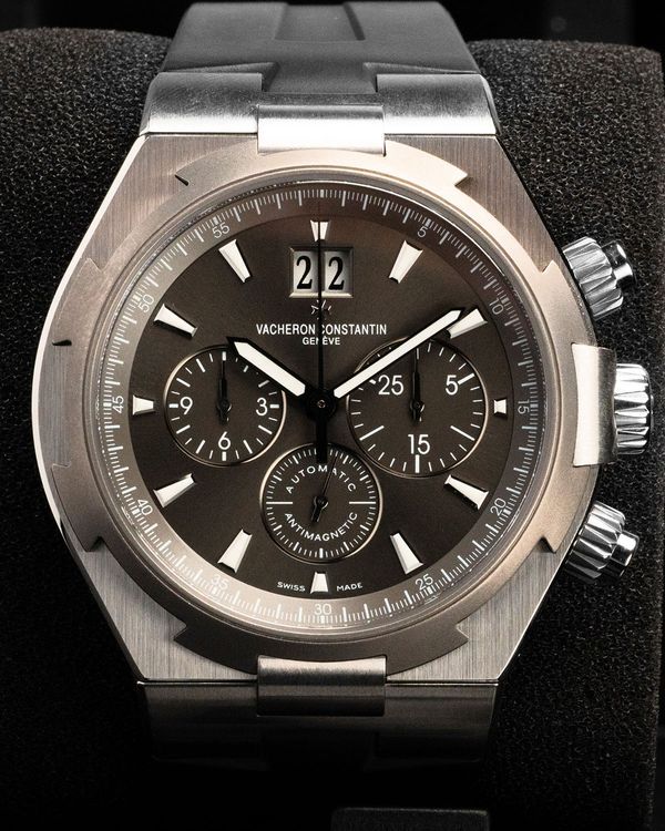 2010 Vacheron Constantin Overseas Chronograph 42MM Grey Dial Rubber Strap (49150/000W-9501)