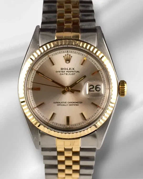 Rolex Datejust 36MM Silver Dial Two-Tone Jubilee Bracelet (16013)