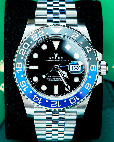 2020 Rolex GMT-Master II "Batgirl" 40MM Black Dial Jubilee Bracelet (126710BLNR)