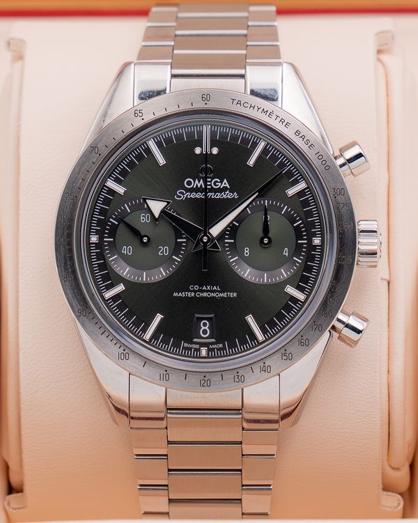 Omega Speedmaster '57 40.5MM Green Dial Steel Bracelet (332.10.41.51.10.001)