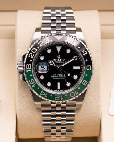 Rolex GMT-Master II “Sprite” 40MM Black Dial Oyster Bracelet (126720VTNR)