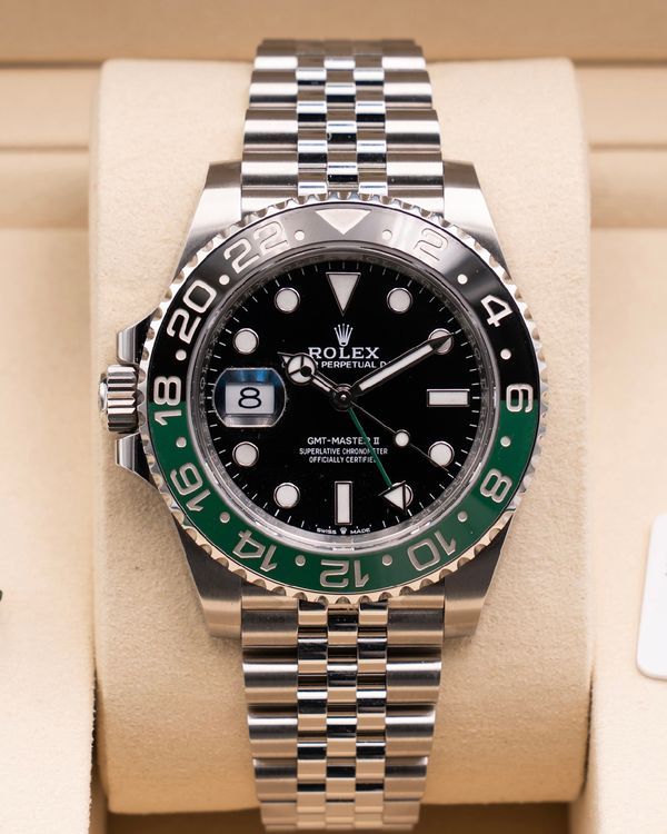 Rolex GMT-Master II “Sprite” 40MM Black Dial Oyster Bracelet (126720VTNR)