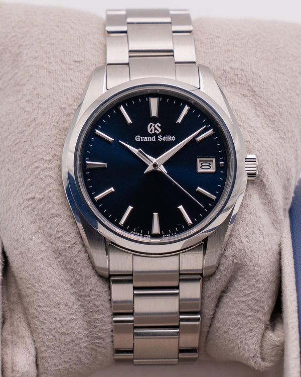 2026 Grand Seiko Heritage 40MM Quartz Blue Dial Steel Bracelet (SBP013)