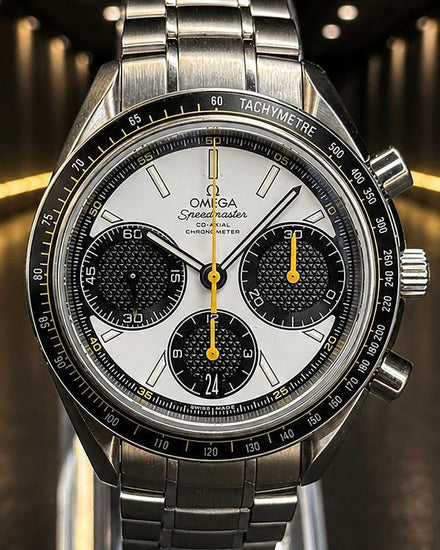 No Reserve - 2020 Omega Speedmaster Racing 40MM White Dial Steel Bracelet (326.30.40.50.04.001)