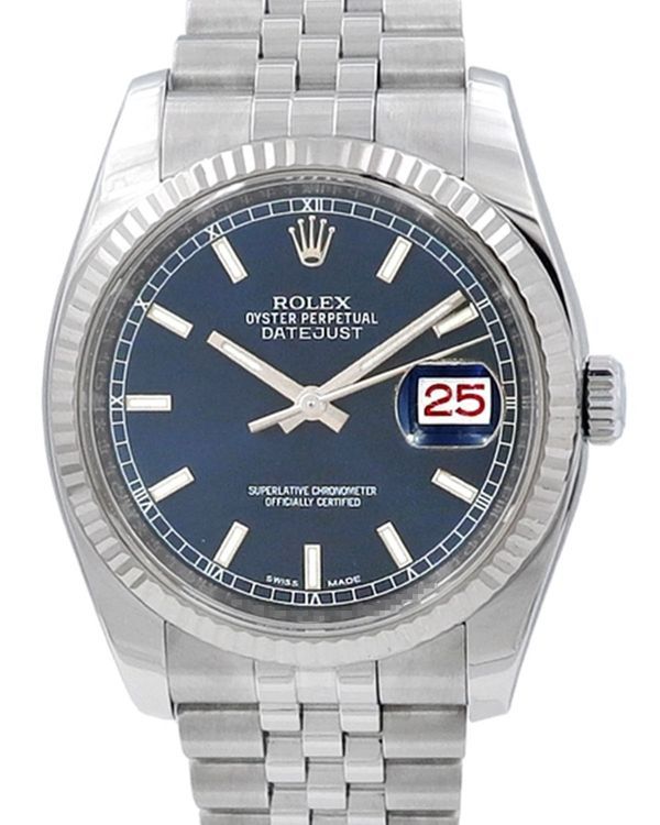 2016 Rolex Datejust 36MM Blue Dial Super Jubilee Bracelet (116234)