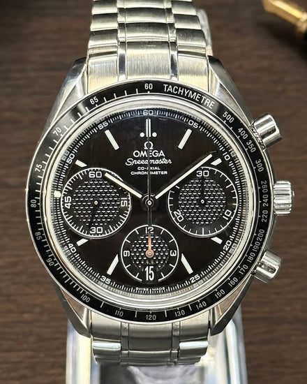 No Reserve - 2023 Omega Speedmaster Racing 40MM Black Dial Steel Bracelet (326.30.40.50.01.001)