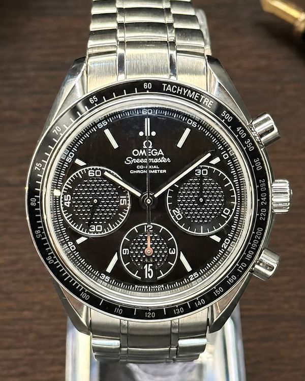No Reserve - 2023 Omega Speedmaster Racing 40MM Black dial Steel Bracelet (326.30.40.50.01.001)