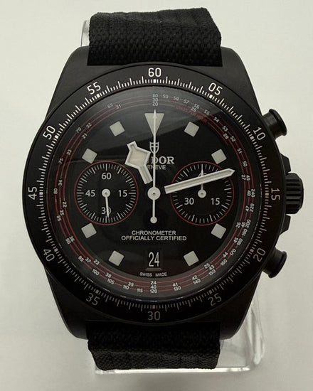 2026 Tudor Pelagos FXD Chrono “Cycling Edition” 43MM Black Dial Textile Strap (25827KN)