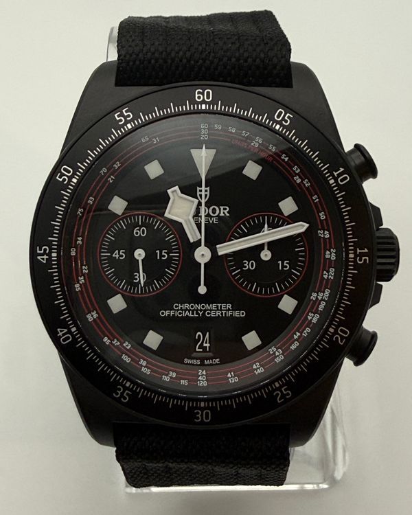 2026 Tudor Pelagos FXD Chrono “Cycling Edition” 43MM Black Dial Textile Strap (25827KN)