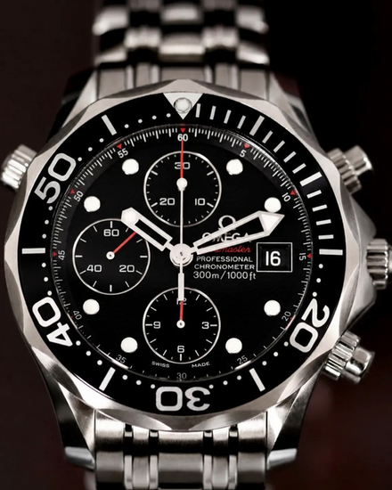 No Reserve - 2014 Omega Seamaster Diver 300M 41.5MM Black Dial Steel Bracelet (213.30.42.40.01.001)