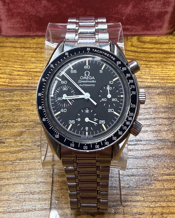 Omega Speedmaster Reduced 39MM Black Dial Steel Bracelet (3510.50.00)