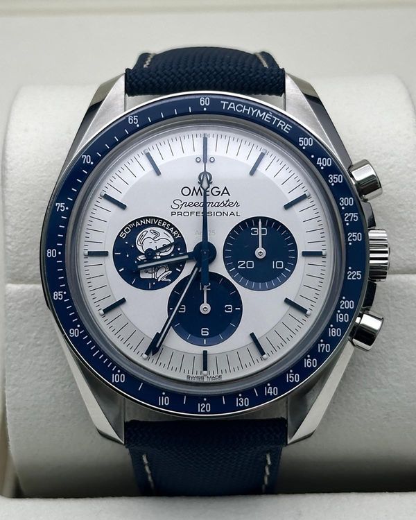2026 Omega Speedmaster Anniversary Series “Silver Snoopy Award” 42MM Silver Dial Textile Strap (310.32.42.50.02.001)