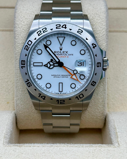 2023 Rolex Explorer II "Polar" 42MM White Dial Oyster Bracelet (226570)