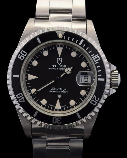 1995 Tudor Submariner 40MM Black Dial Steel Bracelet (79090)