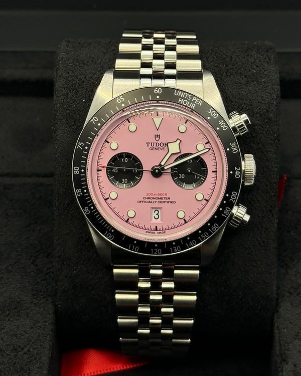 2026 Tudor Black Bay Chrono "Flamingo" 41MM Pink Dial Steel Bracelet (79360N)