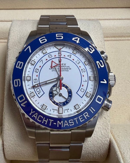 2019 Rolex Yacht-Master II 44MM White Dial Oyster Bracelet (116680)