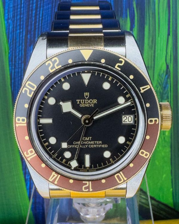 2023 Tudor Black Bay GMT S&G 41MM Black Dial Two-Tone Bracelet (M79833MN-0001)