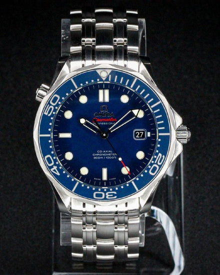 No Reserve - 2024 Omega Seamaster Diver 300M 41MM Blue Dial Steel Bracelet (212.30.41.20.03.001)