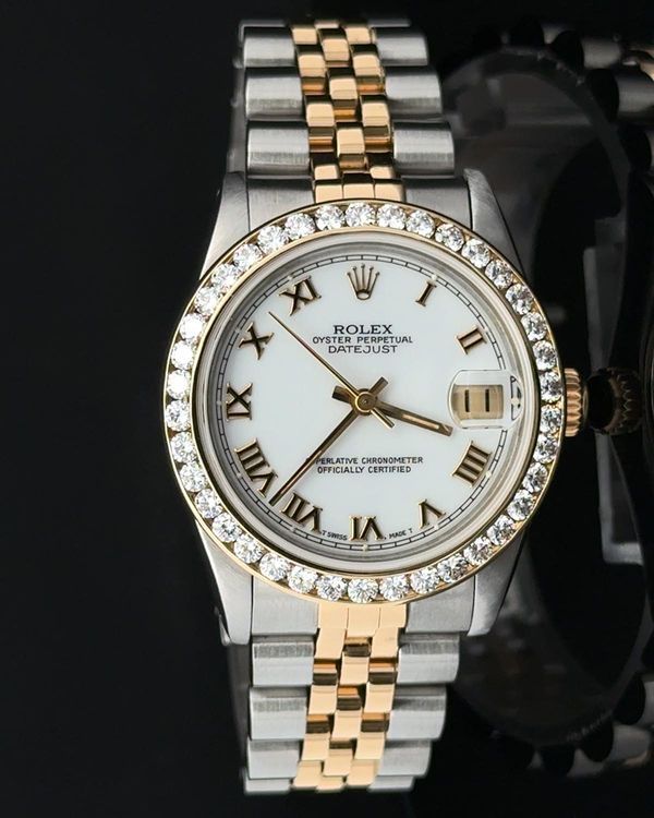 1991 Rolex Datejust 31MM Aftermarket White Dial Two-Tone Jubilee Bracelet (68273)