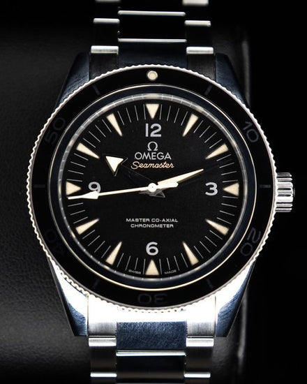 No Reserve - 2023 Omega Seamaster 300 41MM Black Dial Steel Bracelet (233.30.41.21.01.001)