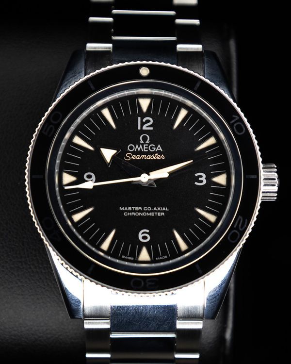 No Reserve - 2023 Omega Seamaster 300 41MM Black Dial Steel Bracelet (233.30.41.21.01.001)