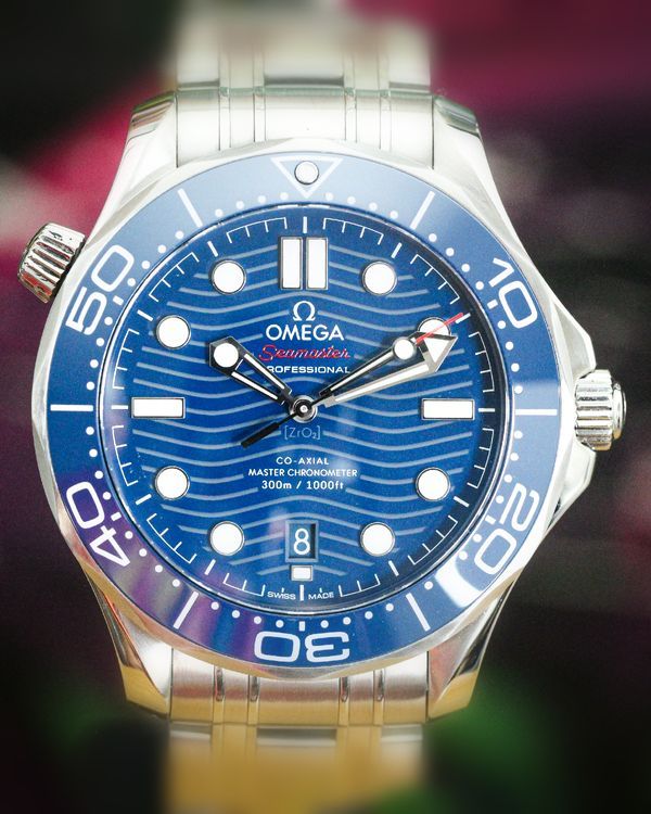 No Reserve - 2025 Omega Seamaster Diver 300M 42MM Blue Dial Steel Bracelet (210.30.42.20.03.001)