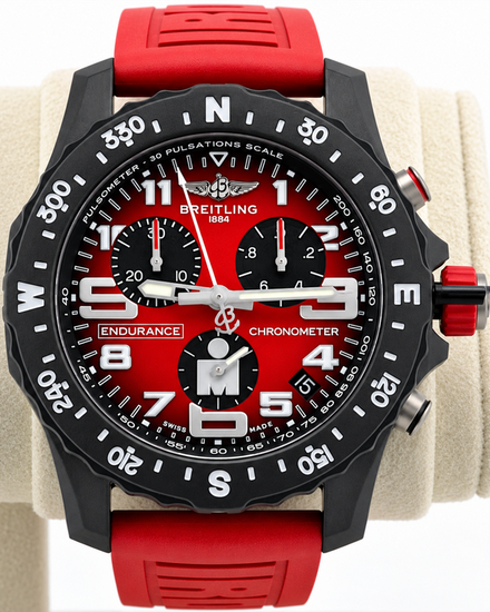 2026 Breitling Endurance Pro "Ironman Edition" L.E. 44MM Quartz Red Dial Rubber Strap (X82310)