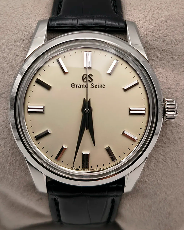 2025 Grand Seiko Elegance 37.3MM Ivory Dial Leather Strap (SBGW301)
