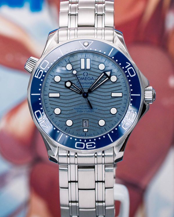 2022 Omega Seamaster Diver 300M 42MM Grey Dial Steel Bracelet (210.30.42.20.06.001)