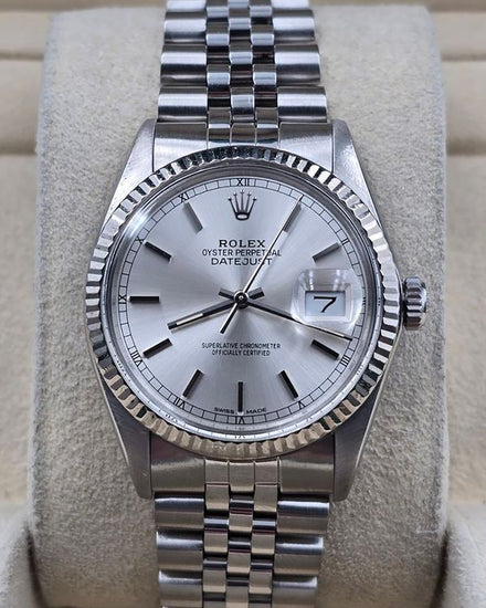 1986 Rolex Datejust 36MM Silver Dial Jubilee Bracelet (16014)