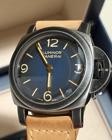 2026 Panerai Luminor Venticinque L.E. 44MM Blue Dial Leather Strap (PAM02025)