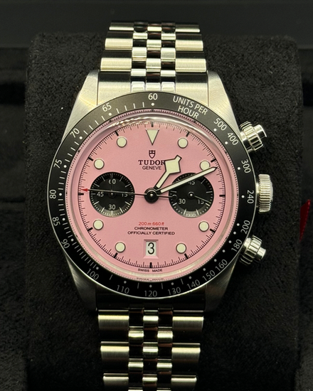 2026 Tudor Black Bay Chrono "Flamingo" 41MM Pink Dial Steel Bracelet (79360N)