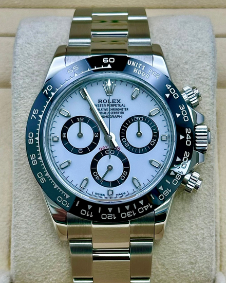 2020 Rolex Cosmograph Daytona "Panda" 40MM White Dial Oyster Bracelet (116500LN)