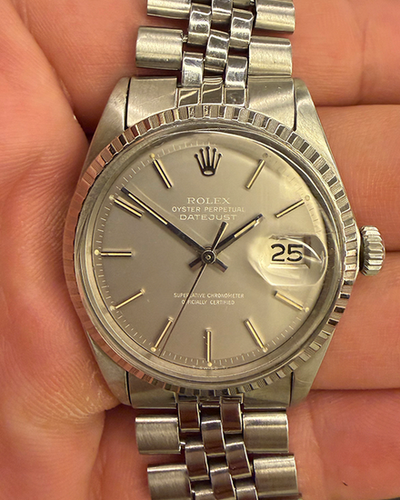 1974 Rolex Datejust 36MM Silver Dial Jubilee Bracelet (1603)