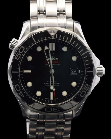 2018 Omega Seamaster Diver 300M 41MM Black Dial Steel Bracelet (212.30.41.20.01.003)