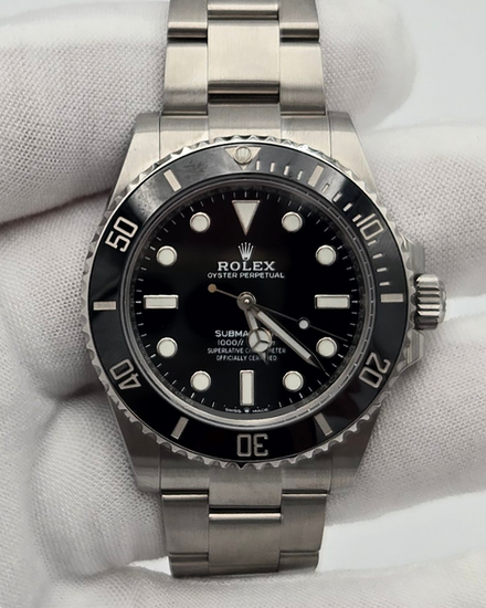 2021 Rolex Submariner No-Date 41MM Black Dial Oyster Bracelet (124060)
