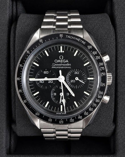 2025 Omega Speedmaster Professional Moonwatch 42MM Black Dial Steel Bracelet (310.30.42.50.01.001)