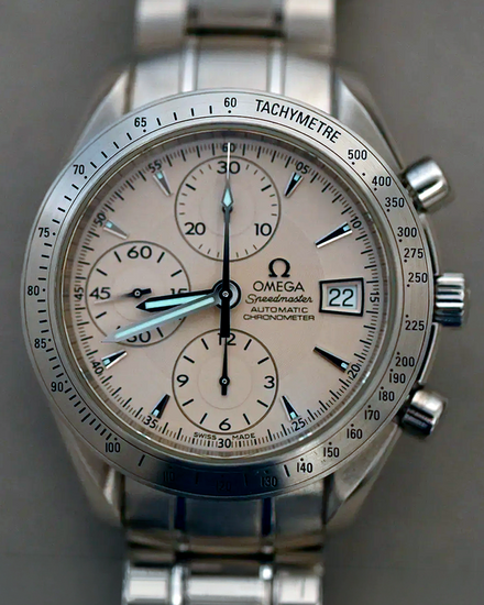 Omega Speedmaster Date 40MM Silver Dial Steel Bracelet (3211.30.00)