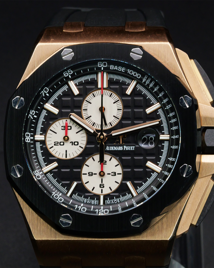 No Reserve - 2014 Audemars Piguet Royal Oak Offshore Chronograph 44MM Black Dial Rubber Strap (26401RO.OO.A002CA.01)