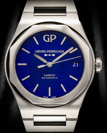2023 Girard Perregaux Laureato Eternity Edition L.E. 42MM Blue Dial Steel Bracelet (81010-11-432-11A)