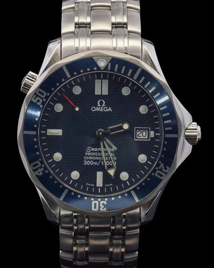 2006 Omega Seamaster 300 "James Bond" 41mm Steel Blue Dial (2531.80.00)