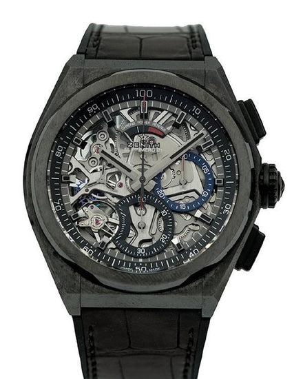 2024 Zenith Defy El Primero 21 44MM Skeleton Dial Leather Strap (49.9000.9004/78.R582)