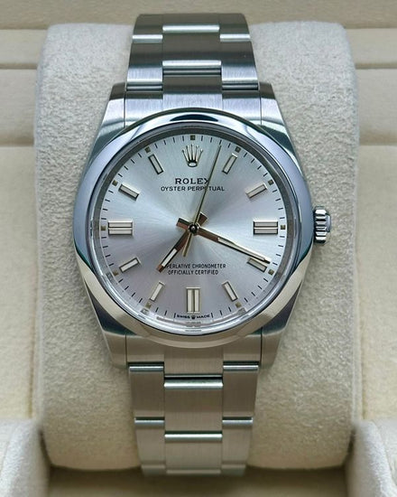 2023 Rolex Oyster Perpetual 36MM Silver Dial Oyster Bracelet (126000)