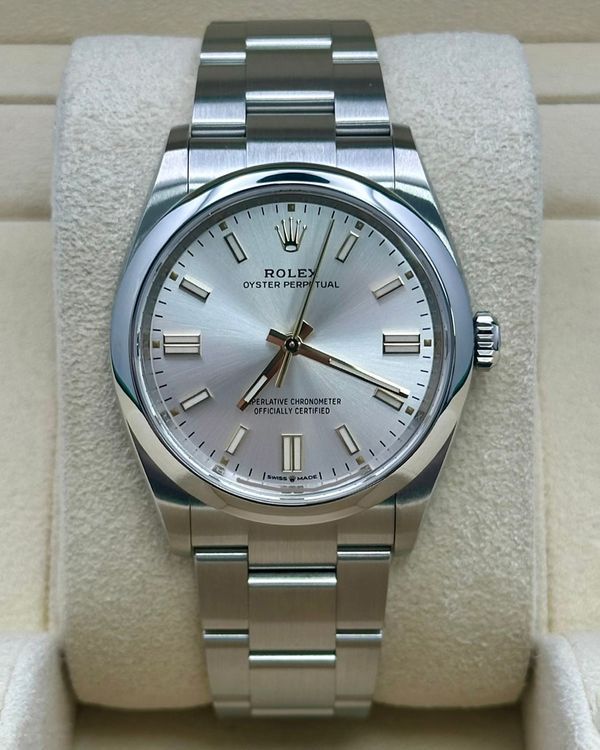 2023 Rolex Oyster Perpetual 36MM Silver Dial Oyster Bracelet (126000)