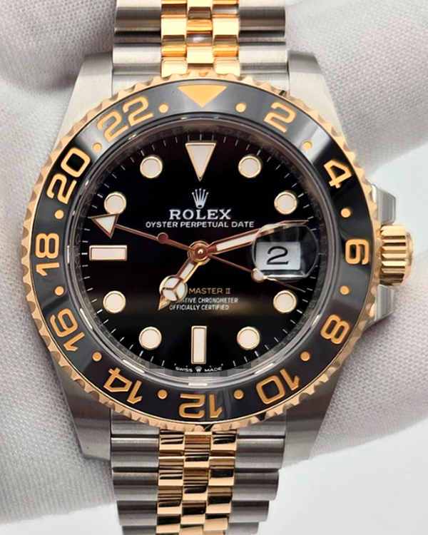 2026 Rolex GMT-Master II "Bumblebee" "Zombie" 40MM Black Dial Two-Tone Jubilee Bracelet (126713GRNR)