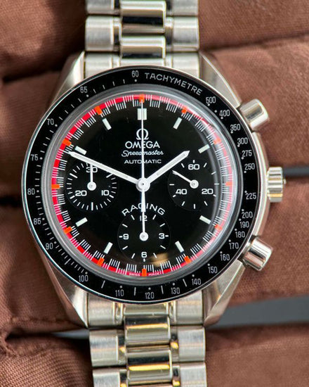 Omega Speedmaster Racing "Michael Schumacher" L.E. 39MM Black Dial Steel Bracelet (3518.50.00)